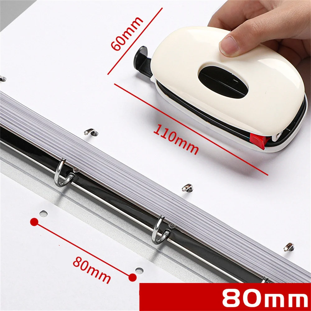 A4 Binder 4 Hole Binder D-Type Punch Folder Office Storage File Ring Waterproof Test Paper Data Storage Folder Learning Supplies thumbnail 4