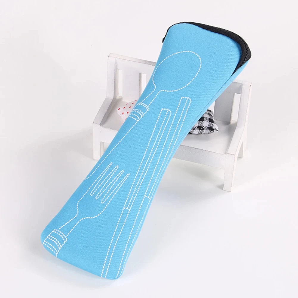 1PC Portable Cutlery Bag Cutlery Bag Cutlery Bag Travel Packaging Storage Box Cutlery Picnic Fork Spoon Bag thumbnail 5