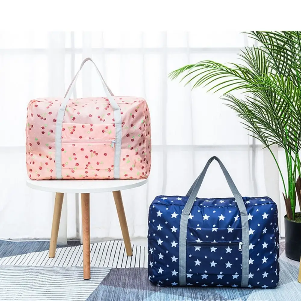 Foldable Travel Bag Tote Bag Large Capacity Oxford cloth Luggage Bag Waterproof Clothes Organizer Bag thumbnail 5