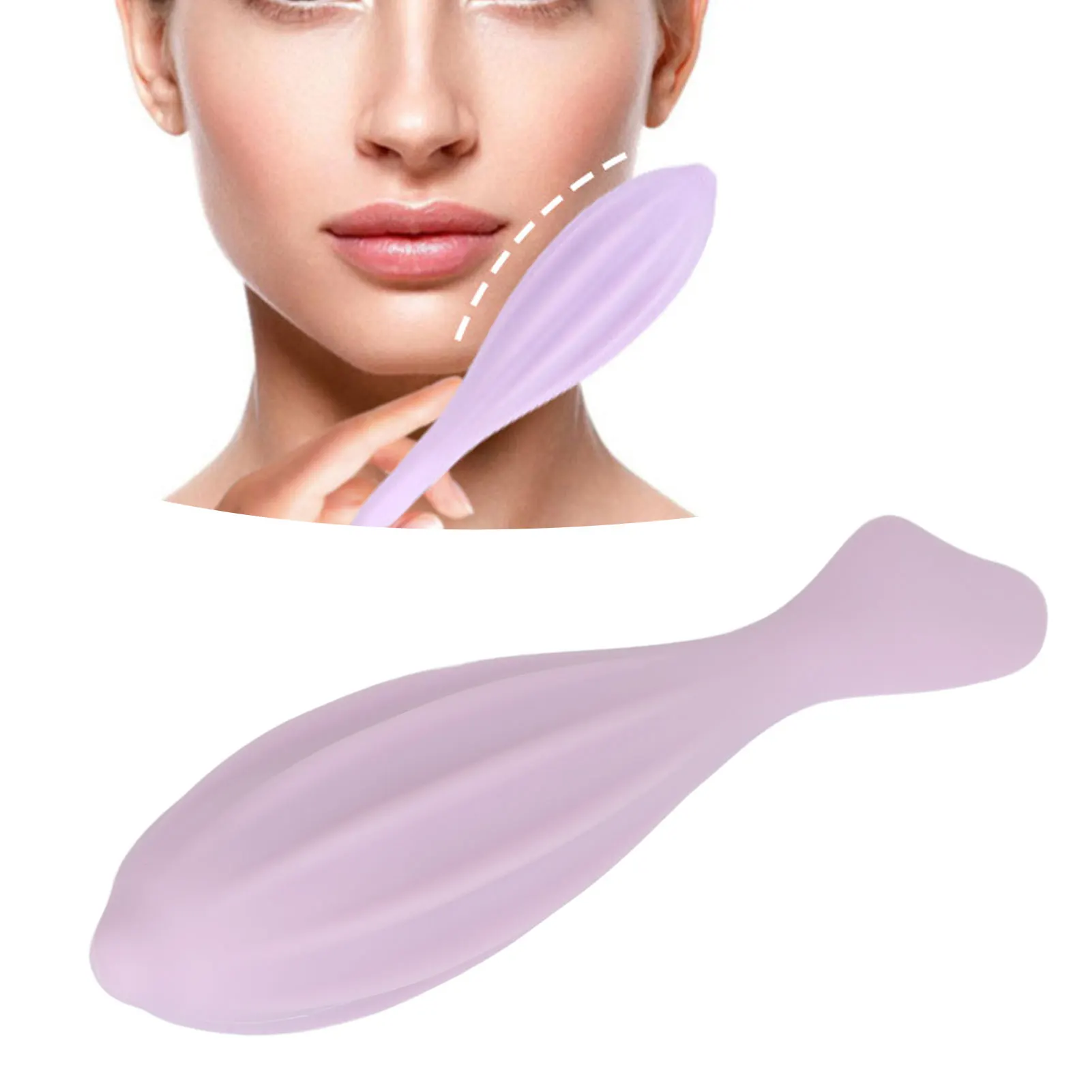 Silicone Facial Massage Roller Face Muscle Manual Massager Body Relief Deep Points Release Tool thumbnail 2
