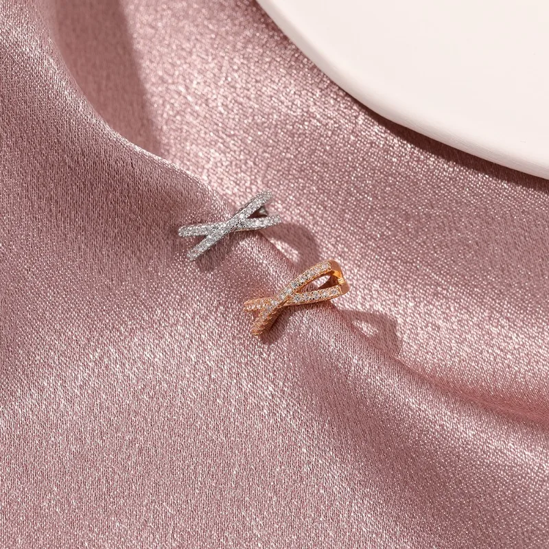 1pc 2024 Metal Zircon Ear Cuff Ear Clip for Women No Pierced C-Shaped Geometric Small Earcuff Ear Wrap Earcuff Clips Jewelry thumbnail 6