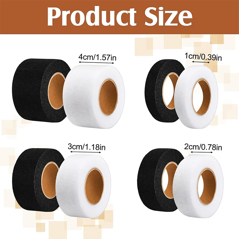 1Pc Hot Melt Double-Sided Tape Self-Adhesive Pants Paste Iron on Trousers Fabrics For DIY Sewing Craft Patchwork Supplies thumbnail 2