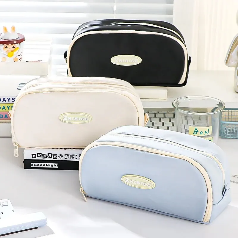 Stylish and Practical Pencil Bag with Large Capacity and Multiple Sections for Stationery Storage Pencil Case Back To School thumbnail 5