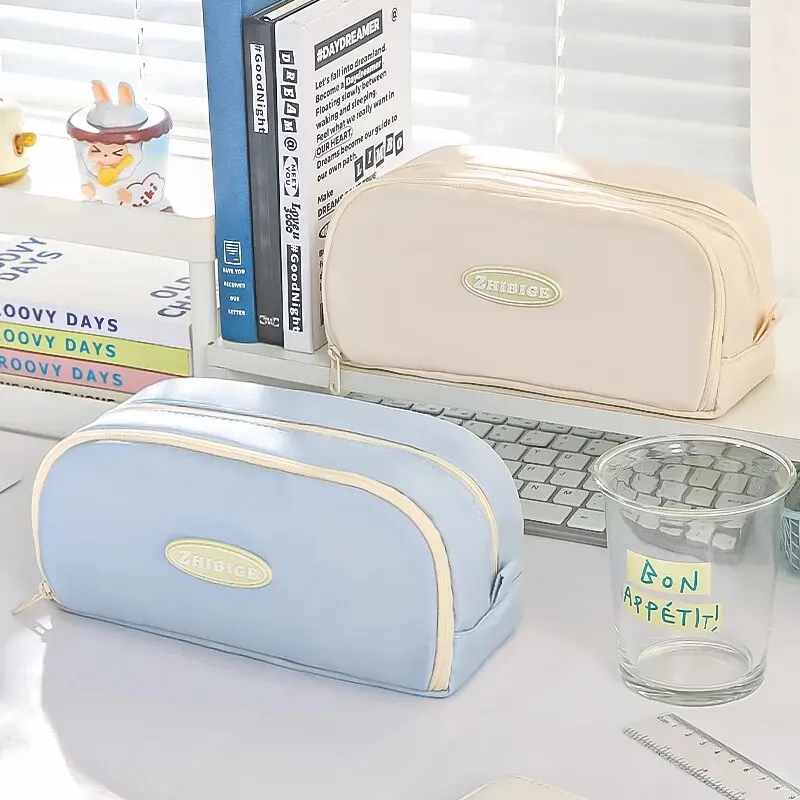Stylish and Practical Pencil Bag with Large Capacity and Multiple Sections for Stationery Storage Pencil Case Back To School thumbnail 4