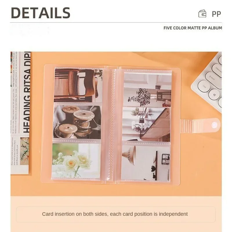 84/120/240 Slots Cards Holder Large Capacity Collection Album Binder Photocards Storage Book Portable Ticket Card Book Organizer thumbnail 6