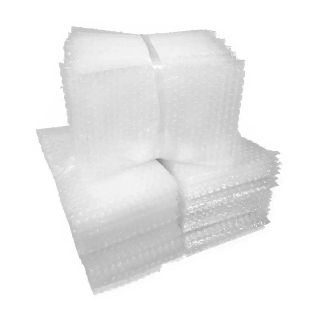 Big Size 25x30m 50pcs Bubble Mailers Envelope for Packaging White Shipping Packing Bags Clear Shockproof Mailing Wholesale thumbnail 4