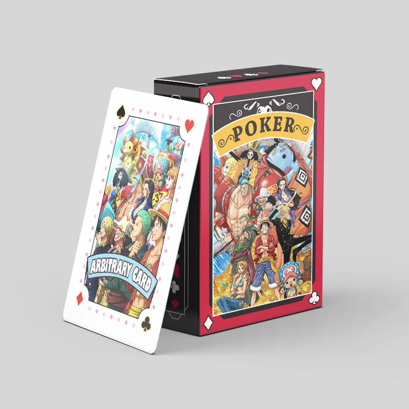 Anime Jujutsu Kaisen Haikyuu Cosplay Board Game Cards Genshin Impact Hardcover Poker Toy Gift thumbnail 4