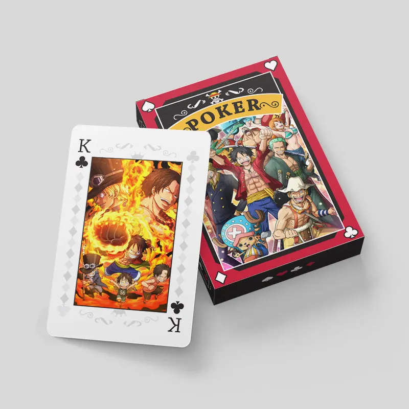 Anime Jujutsu Kaisen Haikyuu Cosplay Board Game Cards Genshin Impact Hardcover Poker Toy Gift thumbnail 5