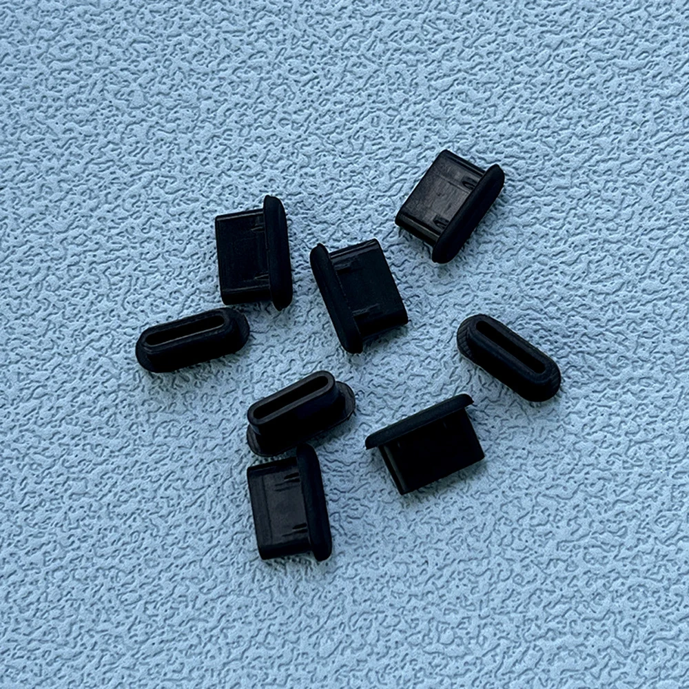10/30/50PCS Type-C Silicone Dust Plugs Phone USB Charging Port Protector Cover Type C Anti-dust Cap for Samsung Xiaomi Huawei thumbnail 4