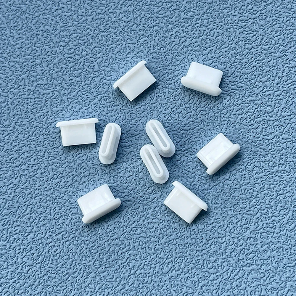 10/30/50PCS Type-C Silicone Dust Plugs Phone USB Charging Port Protector Cover Type C Anti-dust Cap for Samsung Xiaomi Huawei thumbnail 5