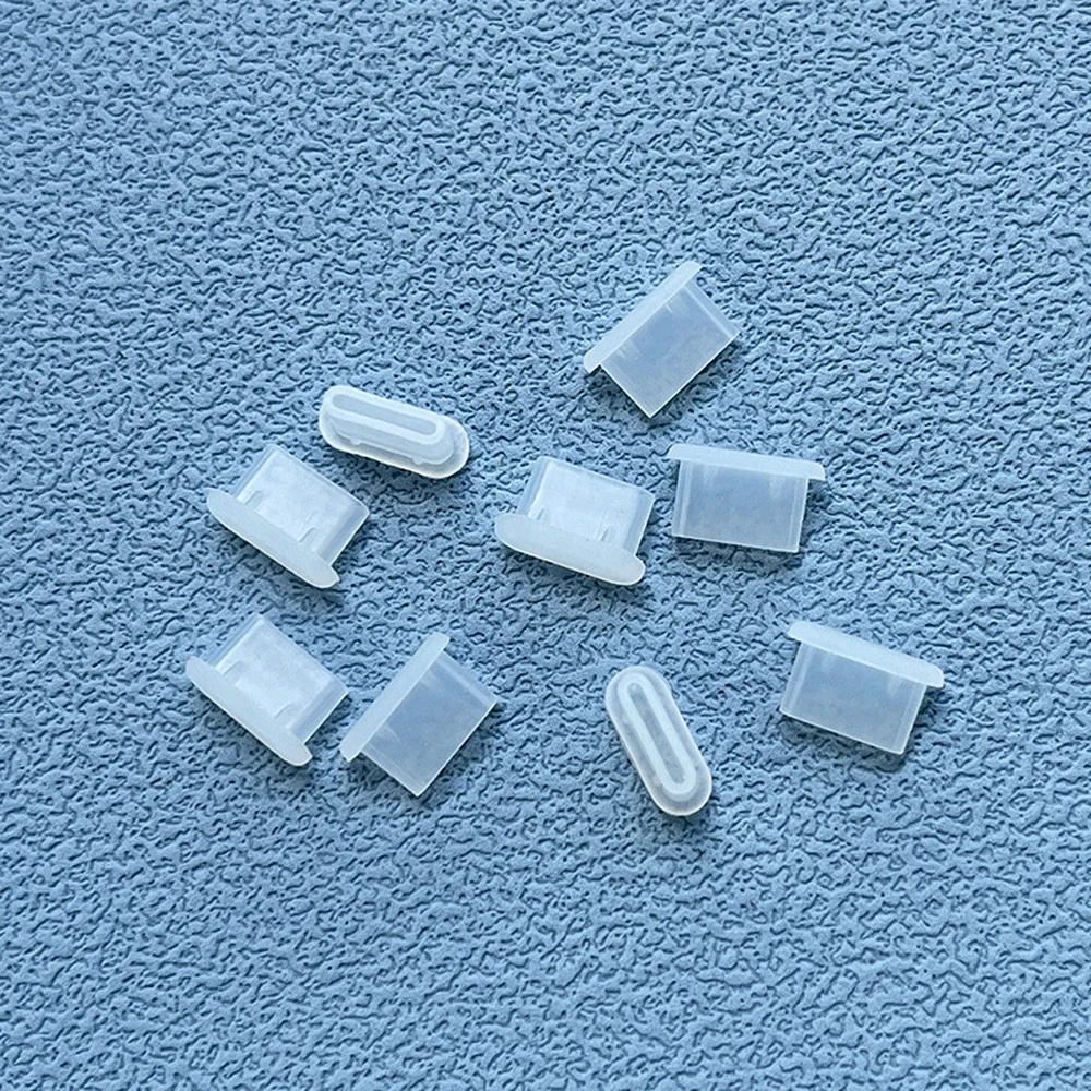 10/30/50PCS Type-C Silicone Dust Plugs Phone USB Charging Port Protector Cover Type C Anti-dust Cap for Samsung Xiaomi Huawei thumbnail 6