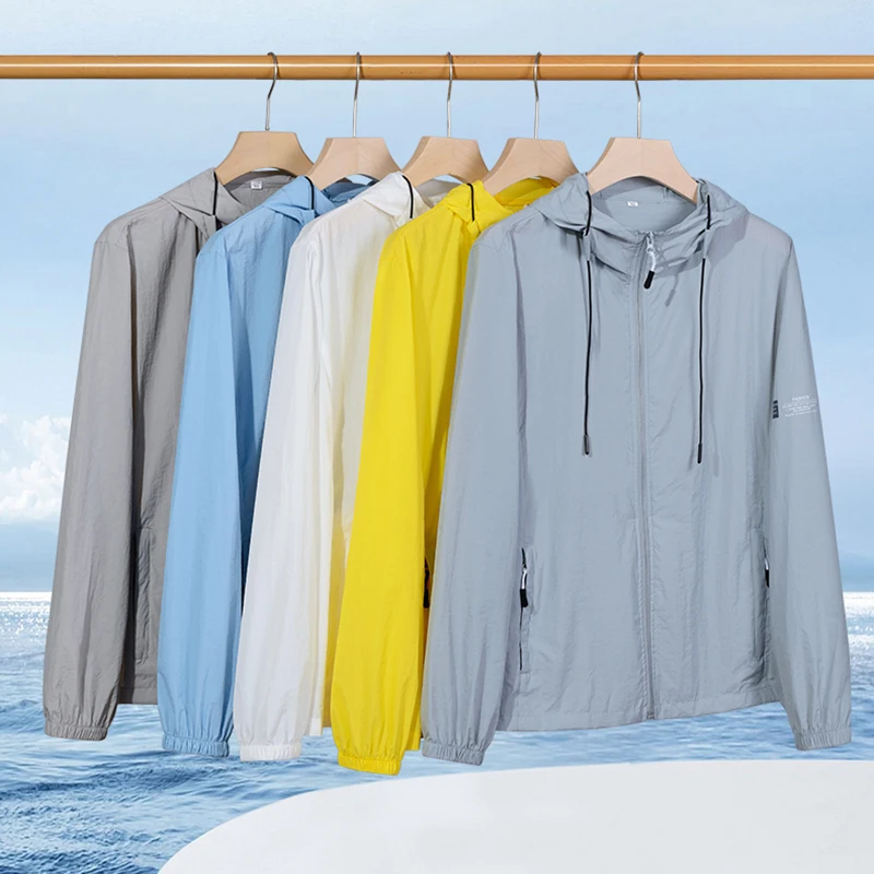 2025 Summer Hooded Jacket Men Women Sun Protection Clothing Fishing Hunting Clothes Quick Dry Skin Windbreaker thumbnail 4