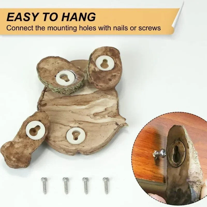 Outdoor Tree Face Statues Old Man Tree Hugger Bark Ghost Face Decoration Funny Yard Art Tree Decor Outdoor Garden Creative Props thumbnail 3