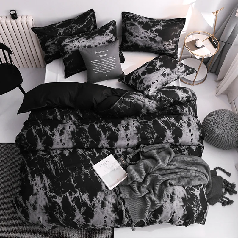 3pcs Duvet Cover Set with Pillow Case Double Comforter Bedding Set Quilt Cover Queen/King Couple or Single Bed thumbnail 5