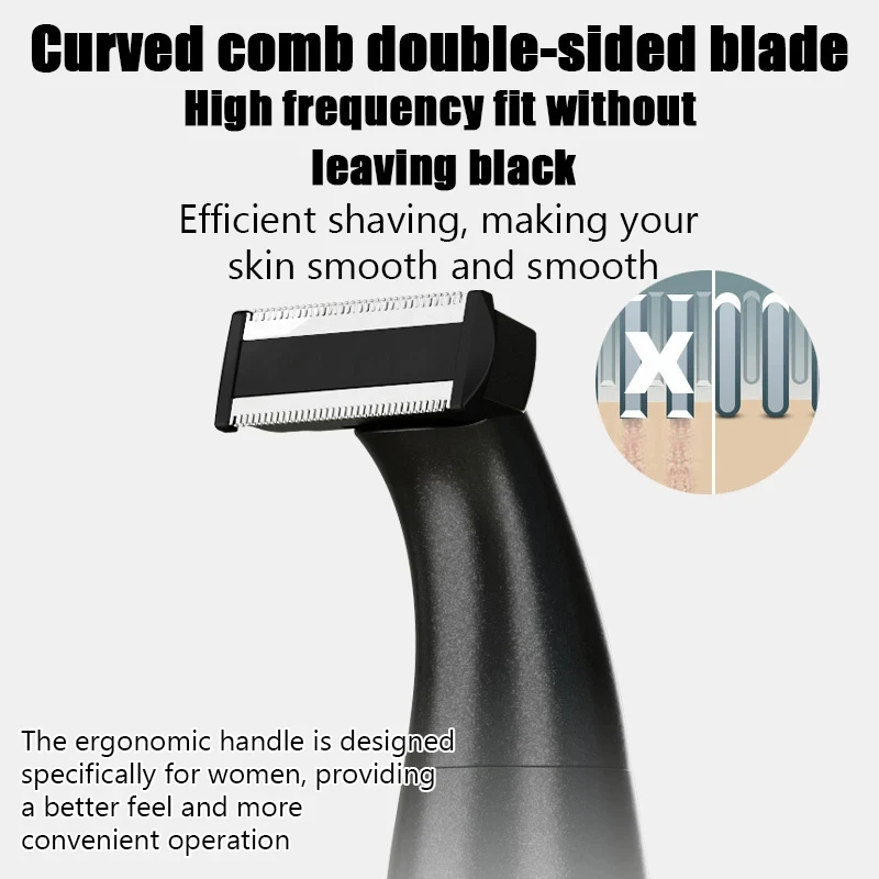Intimate Areas Haircut Precision Shaver Men Bikini Line Sensitive Razor Balls Eggs Pubic Hair Shaving Trimmer Face Beard Clipper thumbnail 2