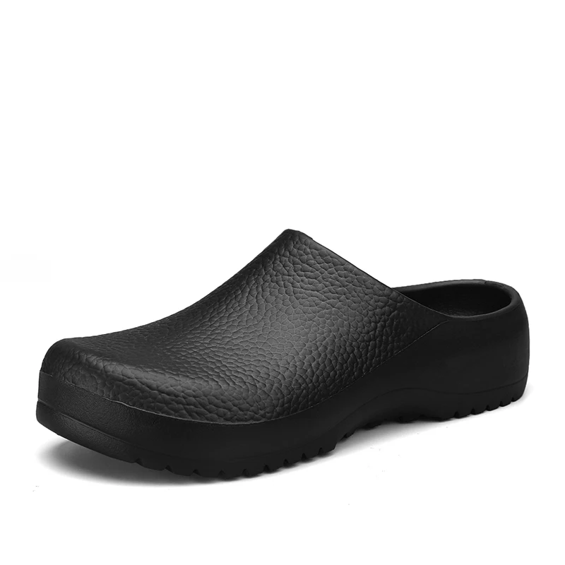 Men Slippers Couples Garden Clog Women Water Proof Chef Shoe Comfortable Sandal Slippers For Pet Workers Outdoor Fishing Shoes thumbnail 2