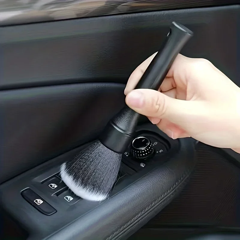 1/2Pcs Soft Bristle Car Interior Detailing Brush 16/24CM Soft Bristle Brush Auto Dash Duster Tool for Car & Motorcycle Cleaning thumbnail 4