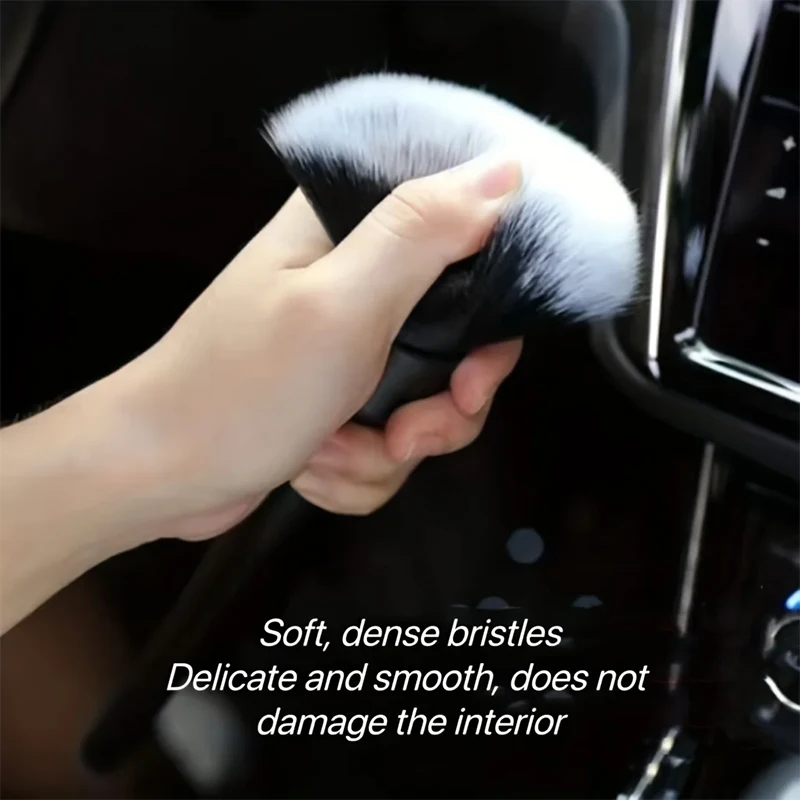 1/2Pcs Soft Bristle Car Interior Detailing Brush 16/24CM Soft Bristle Brush Auto Dash Duster Tool for Car & Motorcycle Cleaning thumbnail 6