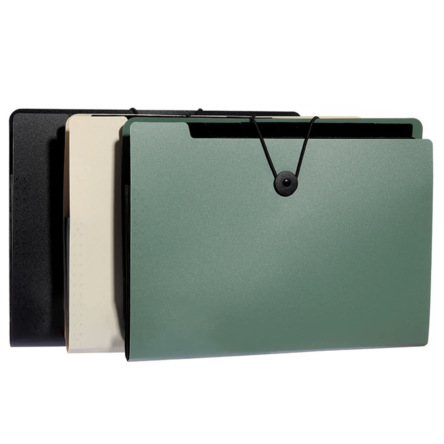 Three Colors Horizontal A4 Folder Students Office Business Trip Multi-layer Large Capacity 5/8/13 Layers Storage Organ Bag thumbnail 5