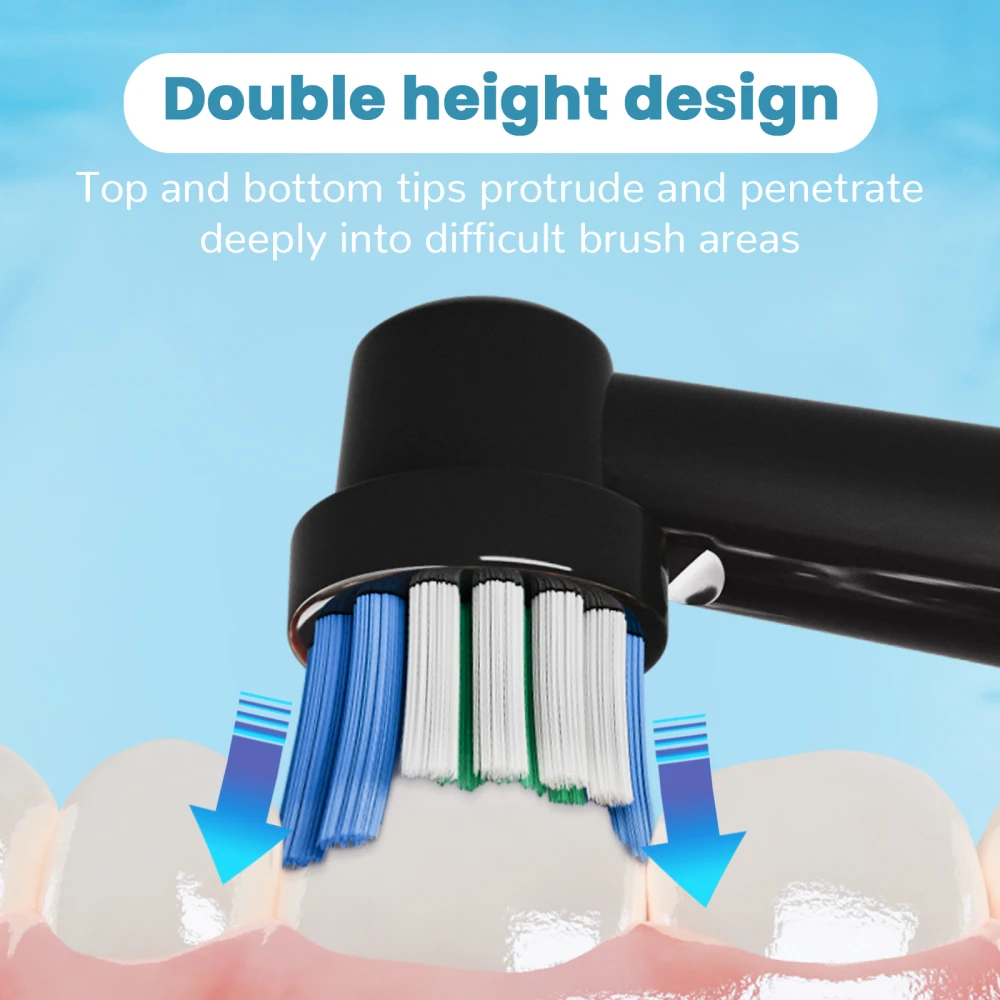 Replacement Toothbrush Heads Compatible with Oral B Braun Professional Electric Brush Heads 1000 1500 3000 6000 7000 7500 8000 thumbnail 5
