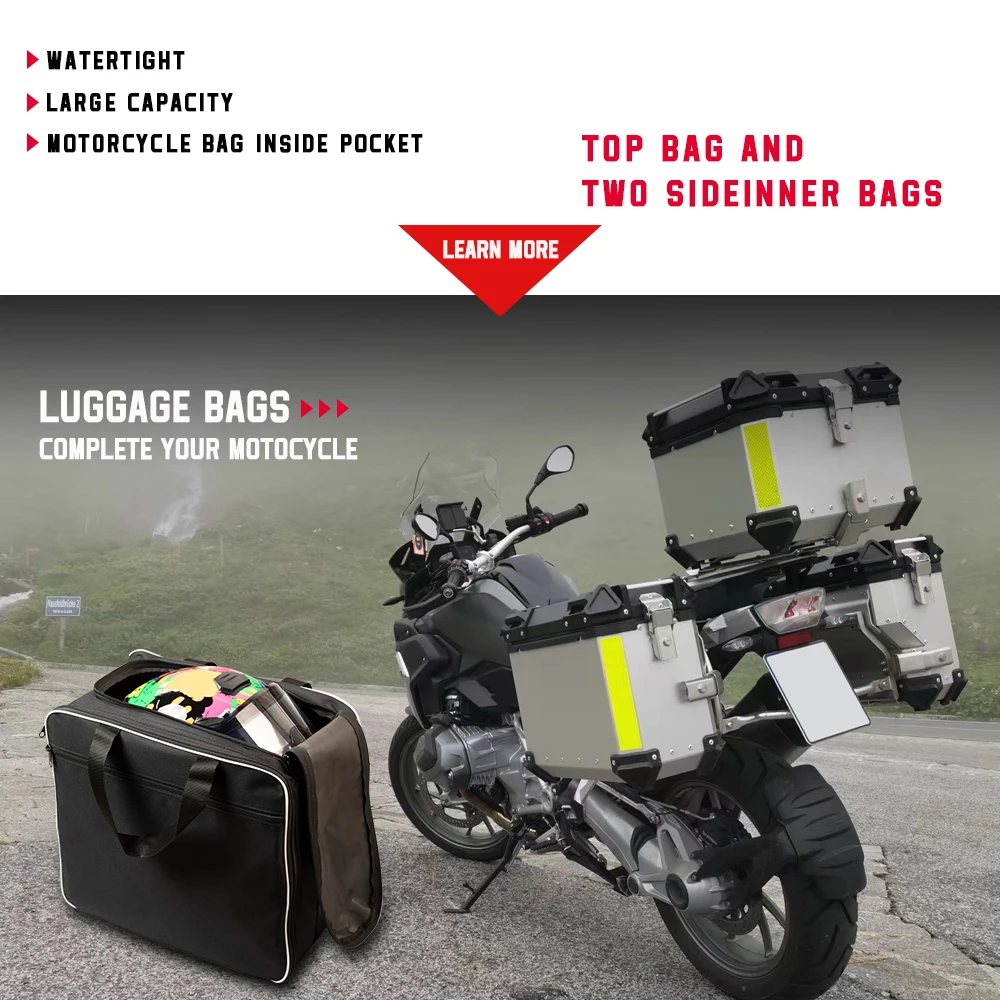 Motorcycle Bag Saddle Inner Bags for BMW R1200GS F800GS Adv Motorcycle Luggage BagsR1200GS R1250GS LC thumbnail 6