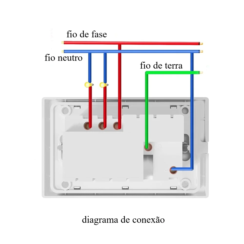 Melery Tuya Wifi Smart Brazil Light Switch Wall Socket Plug Outlet Touch Sensor Glass Panel Remote by Alexa Dot Google Home thumbnail 2