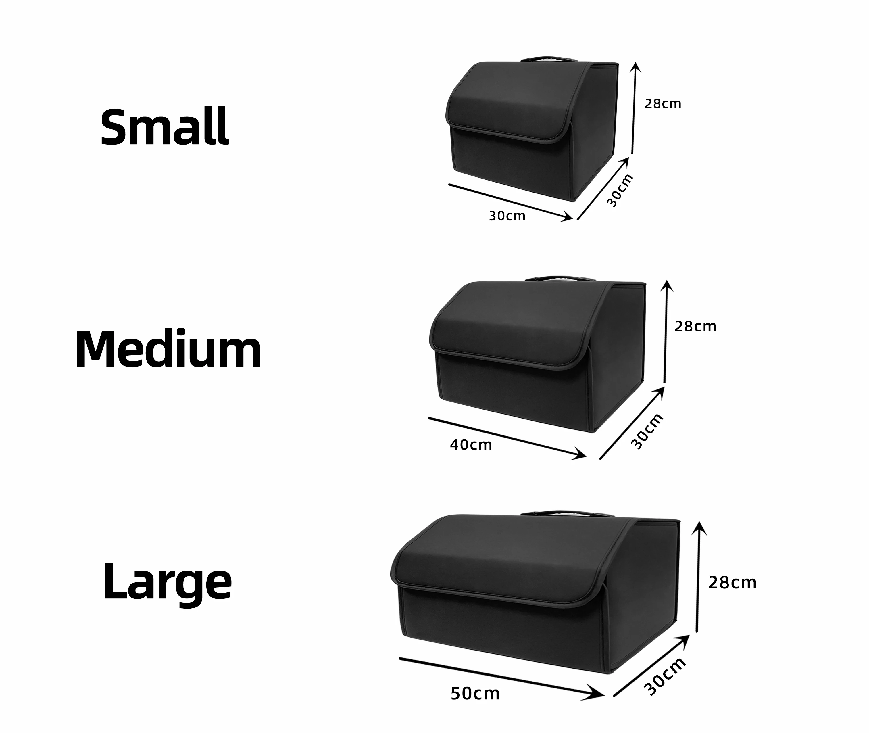 Storage Box PU Leather Multipurpose Collapsible Car Trunk Storage Organizer Car Trunk Organizer Stowing Tidying Auto Accessories thumbnail 5
