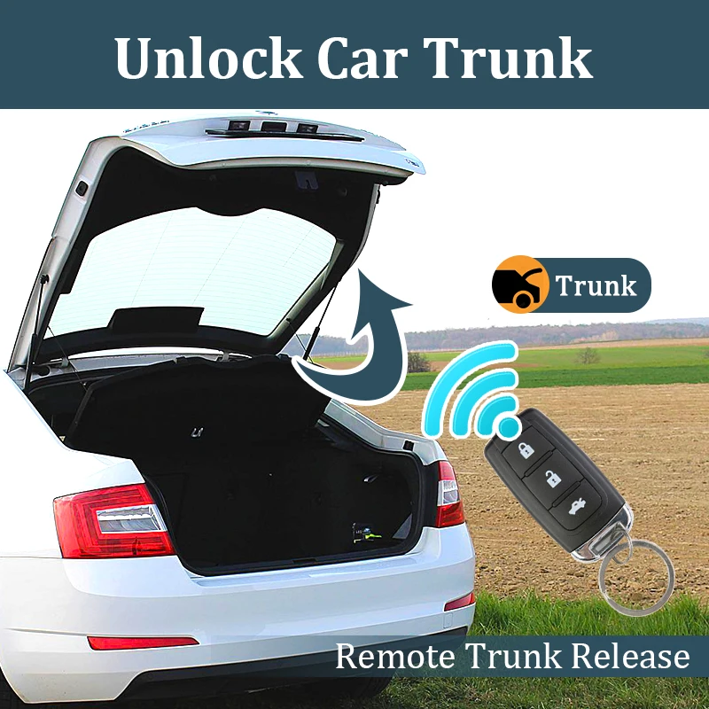Car Remote Central Door Lock Keyless System Remote Control Car Alarm Systems Central Locking withAuto Remote Central Kit thumbnail 4