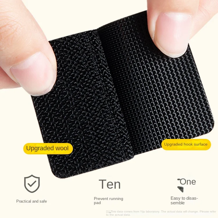 Wholesale Double Sided High Adhesive Fixed Stickers Car Accessories Hook-and-loop Fastener Self-adhesive Attaches Scratch Strap thumbnail 2