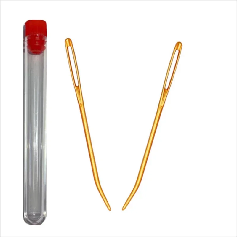 2/8Pcs Big Eye Curve Bent Needle Yarn Knitting Weaving Needles Knitting Crochet Bent Tip Tapestry Needles DIY Sewing Accessories thumbnail 6