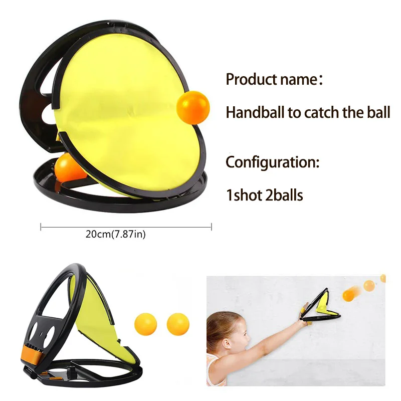 Catch Ball Game for Adult Kid Outdoor Indoor Funny Interaction Sensory Sport Toy Training Hand Eye Coordination Parent Child Toy thumbnail 5