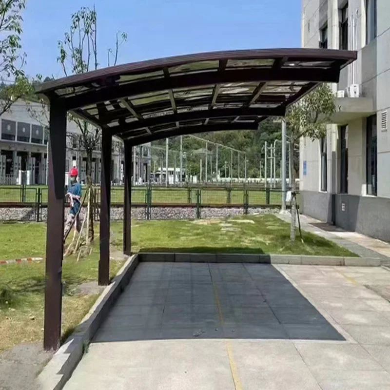 Home Villa Gazebos Garden Outdoor Canopy Tent Modern Custom Parking Shed Sunshade Awning Patio Pergola Aluminum Alloy Carport thumbnail 3