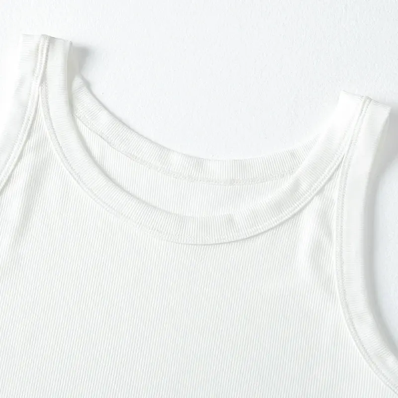 1/3 Pieces Four Seasons Thin Ladies Solid Color Joker Camisole Young Women Plus Size Comfortable and Sexy T-shirt Shirt Casual thumbnail 6