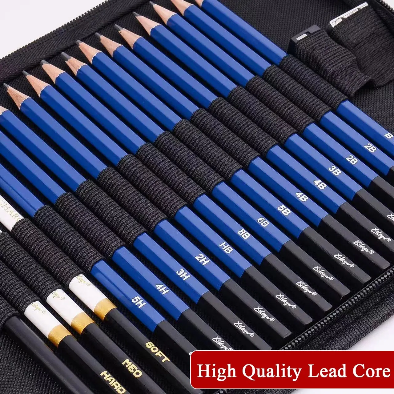 Sketching Pen Set Drawing Pen Sketching Pencil Student Drawing Art Drawing Brush HB Pen Curtain Set Box thumbnail 5