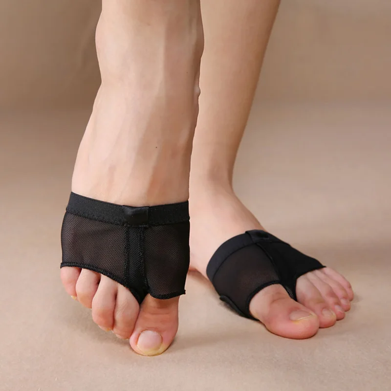 Professional Belly Dance Ballet Toe Guard Foot Exercise Shoes Thong Dog Care Tools Half Sole Gym Socks Ballet Dance Shoes thumbnail 5
