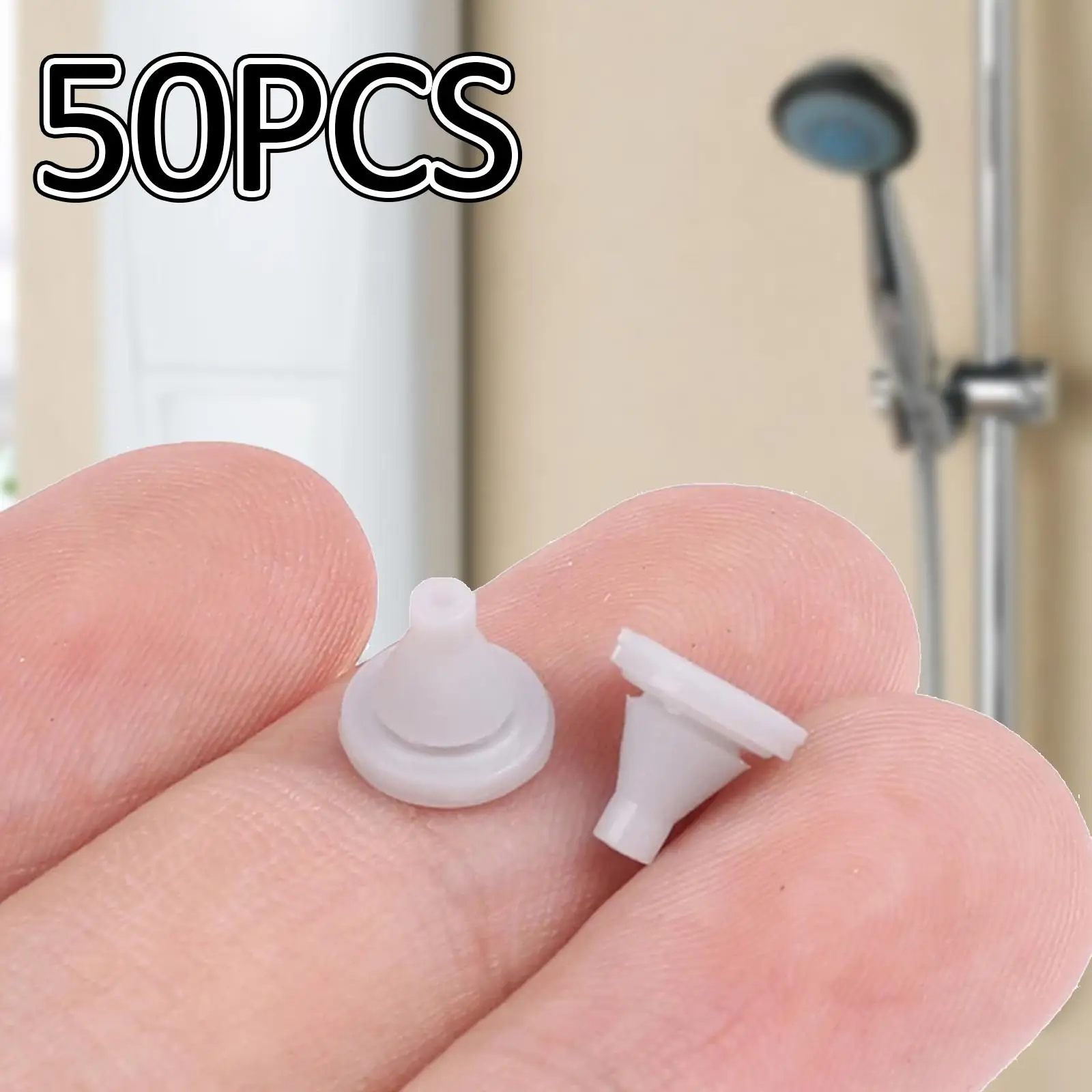 50x Shower Head Spray Hole Silicone Nozzles Replace Parts Wash Durable thumbnail 4