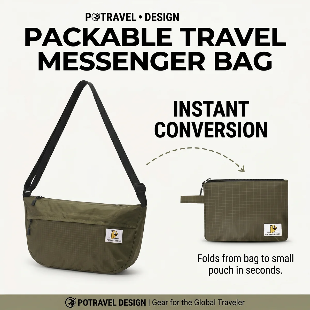 Casual Crossbody Bags For Men Women Shoulder Messenger Bag Large Capacity Small Fashion Travel Handbag Boys Girls Sling Bag thumbnail 2