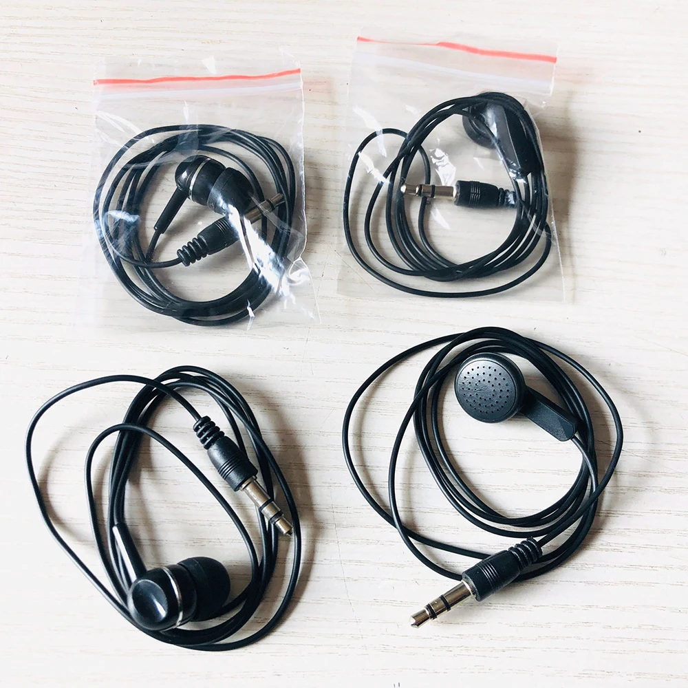 Single Side Earphone 3.5mm Plug For Phone Mp3 Players Pc Right/left Ear Universal 50cm Wired Earphone In-ear Type Earplug Type thumbnail 6