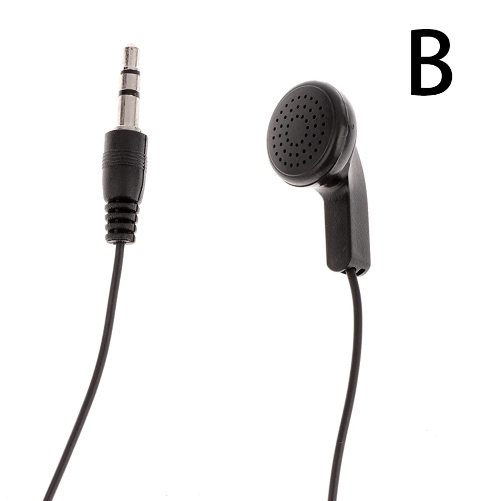 Single Side Earphone 3.5mm Plug For Phone Mp3 Players Pc Right/left Ear Universal 50cm Wired Earphone In-ear Type Earplug Type thumbnail 5