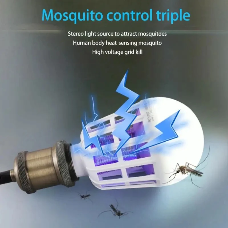 9W/15W/20W LED lamp household LED bulb E27 indoor household anti-mosquito device AC 175 ~ 220V Mute thumbnail 5