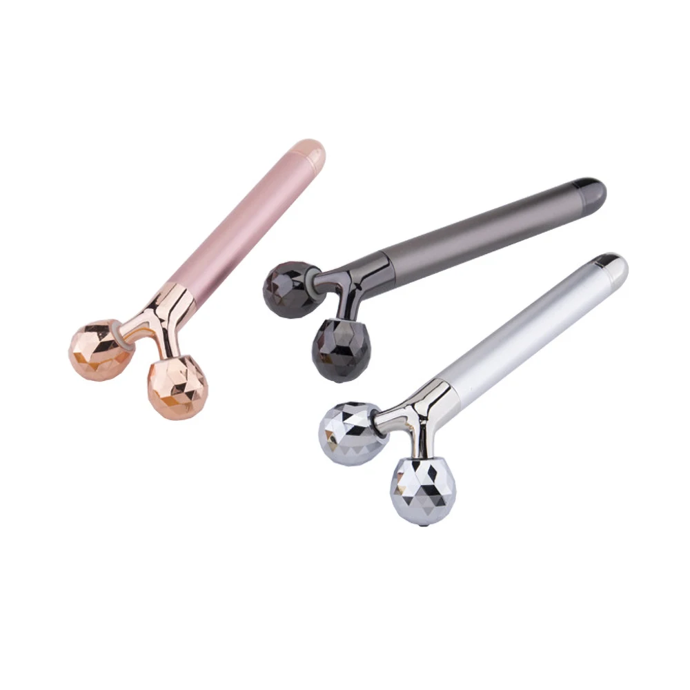 Electric Massage Roller Vibrator Metal Massager for Face Anti-Wrinkle Eye Facial Lifting Vibrate Roller Beauty Health Skin Care thumbnail 6