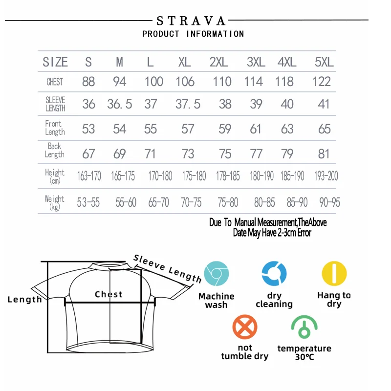 Strava Men's Cycling Outfit Bicycle Shorts Road Bike Sports Set Mountain Cycle Jersey Breathable Summer Clothing Pro Uniform thumbnail 6