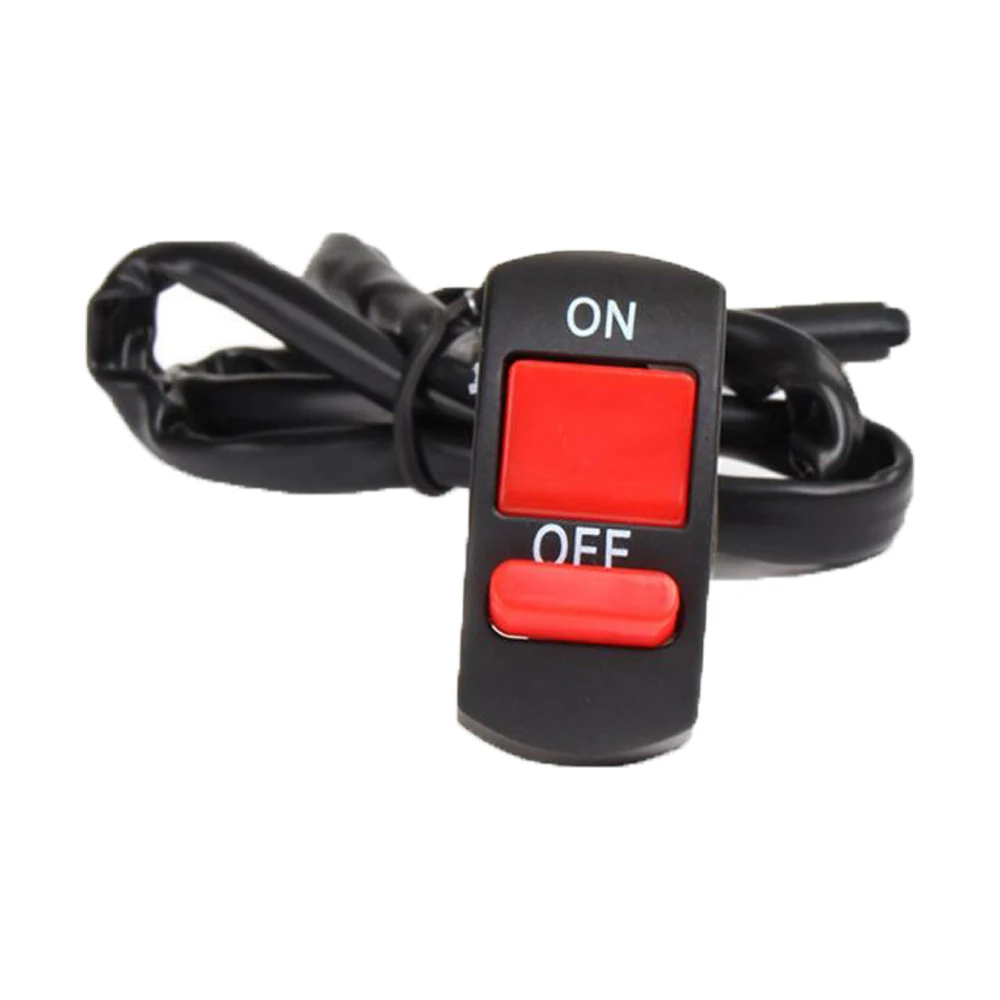 Universal Motorcycle Handlebar Flashing Switch Moto Light Switch For Electric And Ignition Tomos Moped Enduro Starter Button thumbnail 3