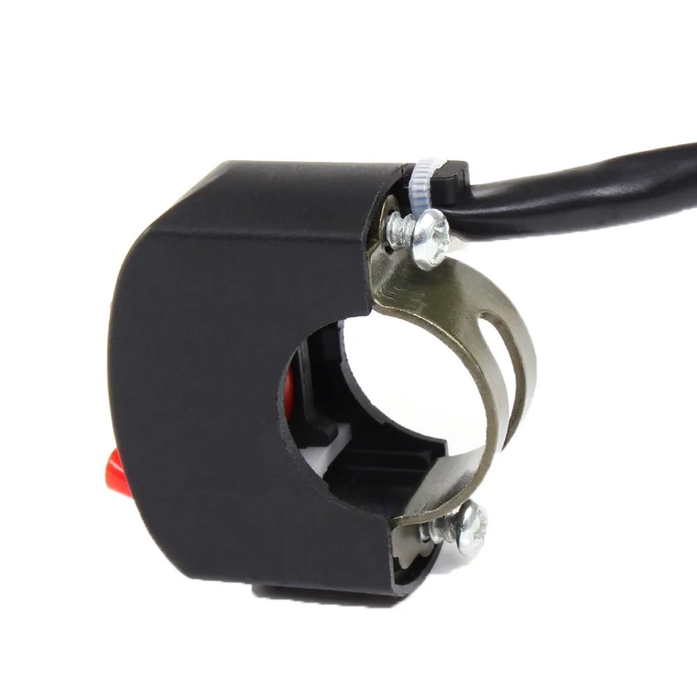 Universal Motorcycle Handlebar Flashing Switch Moto Light Switch For Electric And Ignition Tomos Moped Enduro Starter Button thumbnail 5
