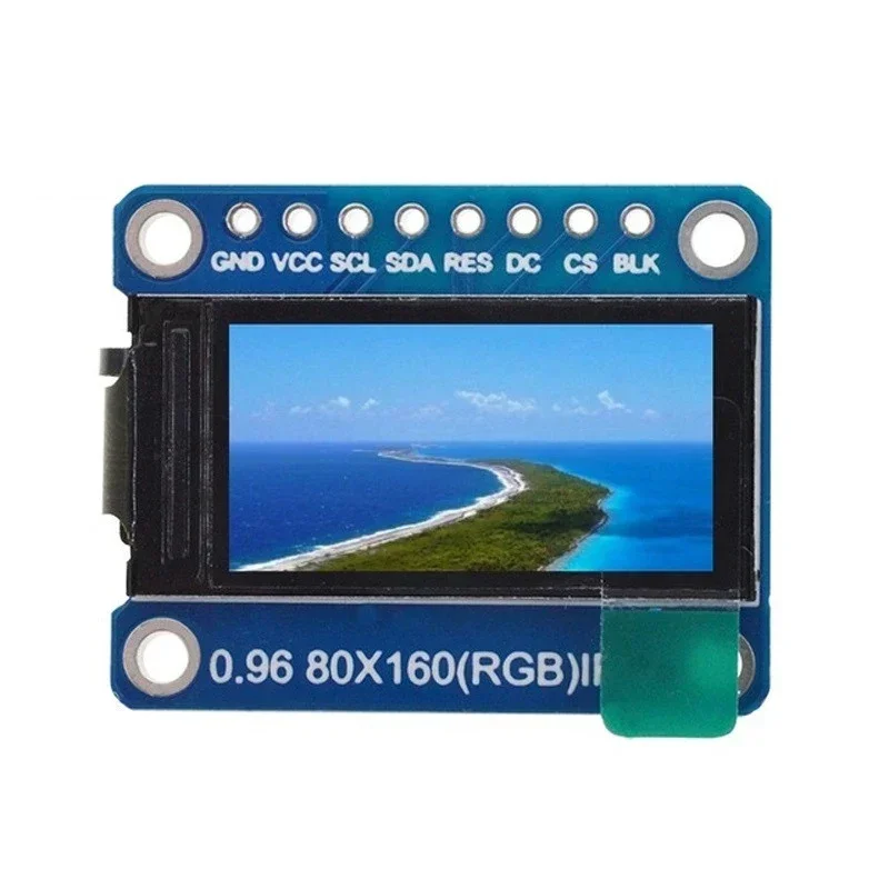 1-10pcs 0.96 1.3 1.44 1.8 inch IPS 7p SPI HD 65K full color LCD module st7735/st7789 drive IC 80*160 240*240 (not OLED) thumbnail 3