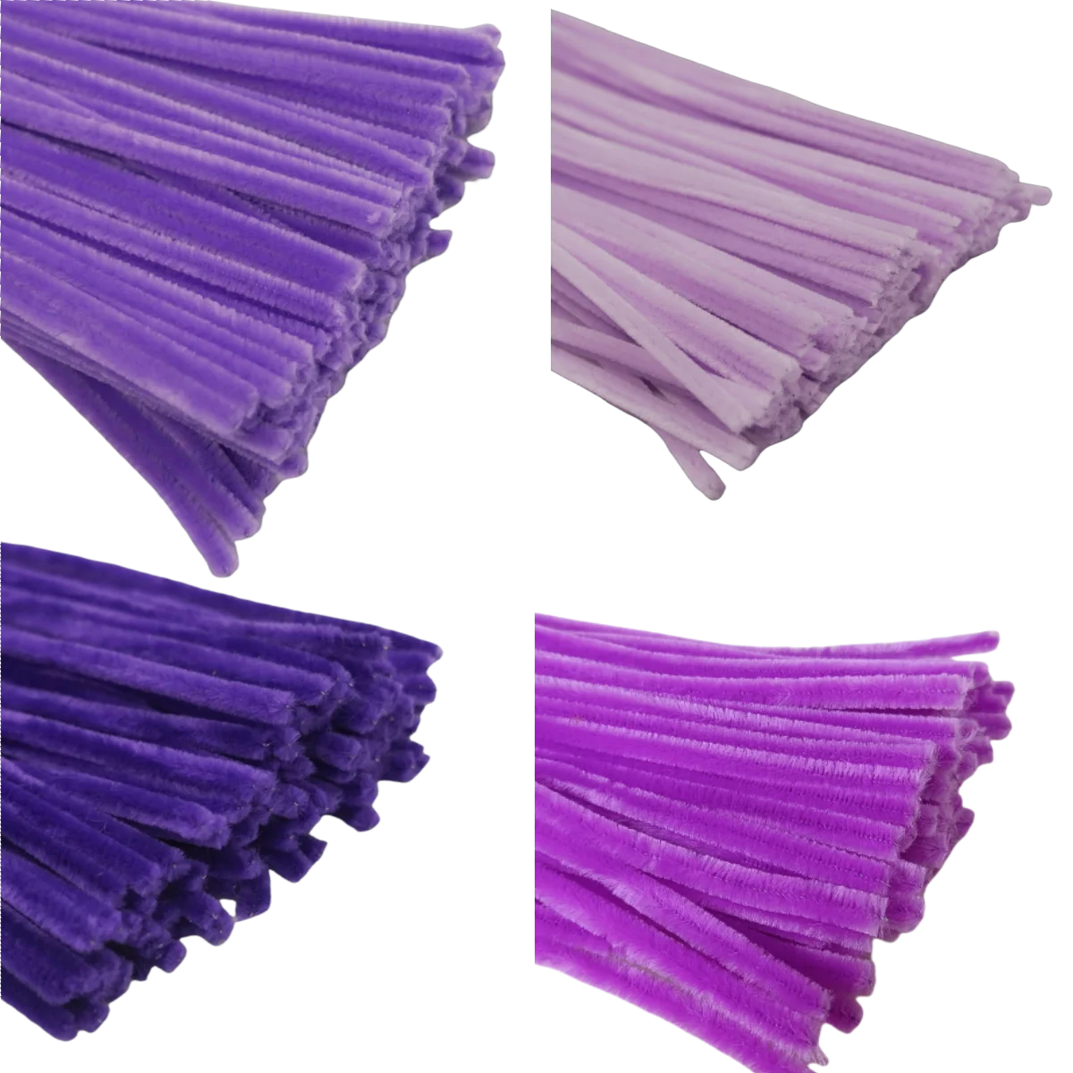 200PCS  Purple Series Pipe Cleaners, Purple Pipe Cleaners Chenille Stem,   Pipe Cleaners Craft Supplies for DIY Arts Crafts thumbnail 4