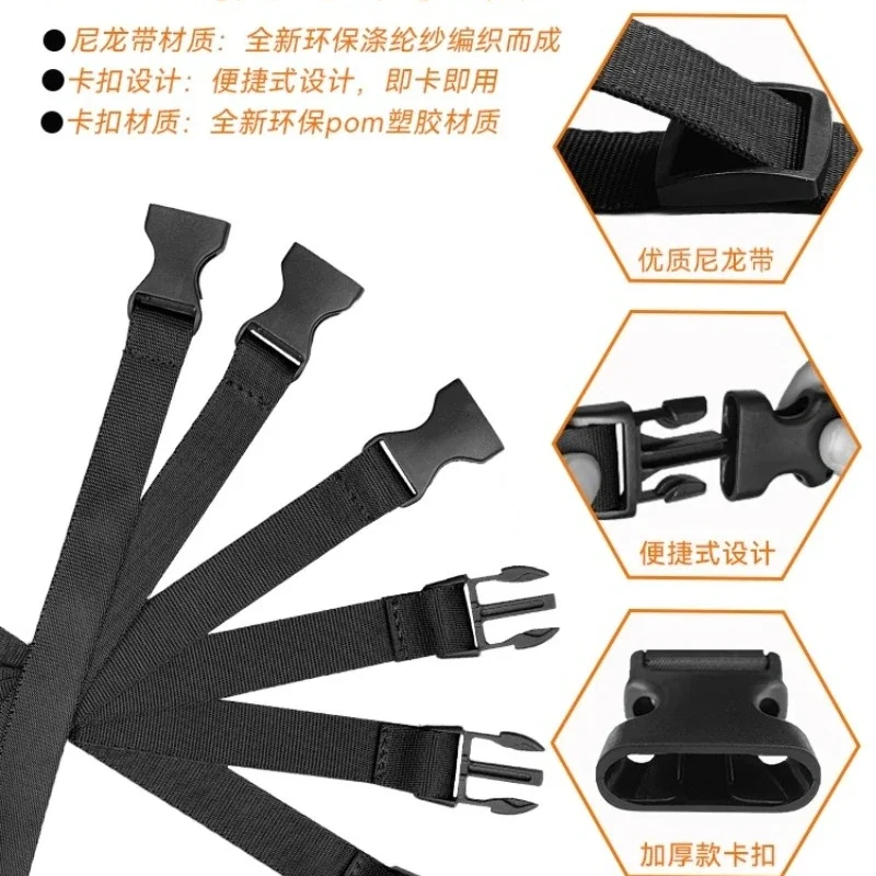 Backpack Chest Bag Strap Harness Adjustable Shoulder Strap For Bag Outdoor Camping Tactical Bags Straps Accessories For Backpack thumbnail 4