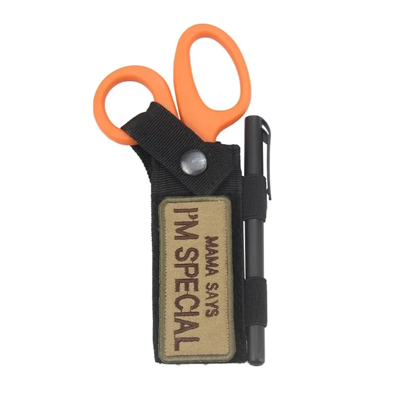 Molle Scissors Shears Sheath Emergency EMT Medical Kits Organizer Outdoor EDC Tools Flashlight Knife Holster Pouch Bags thumbnail 5