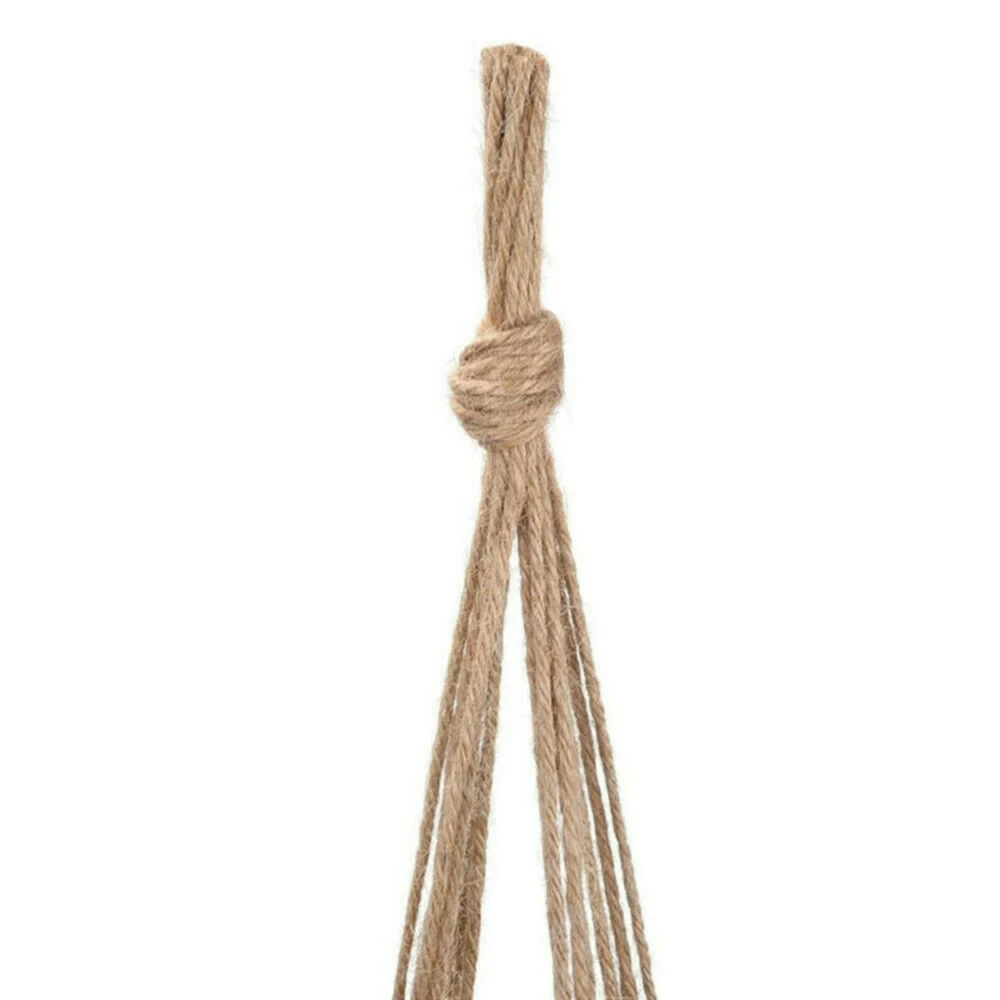 1/6PCS Macrame Plant Hanger Vintage Rope Basket Outdoor Pot Holder Flower Garden Plant Hanger Indoor Wall Hanging Plant Pot thumbnail 5