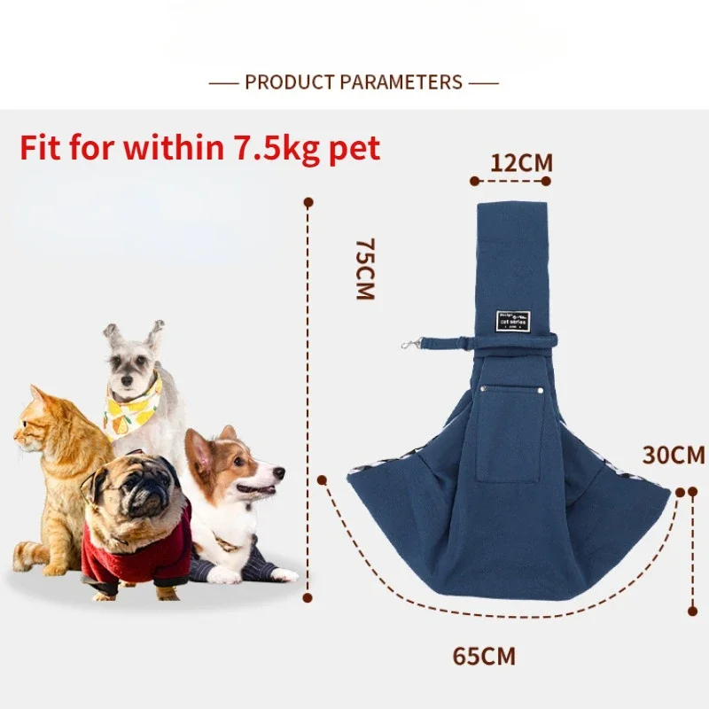 Comfortable Dog Bag Pet Crossbody Shoulder Bag Outdoor Travel Portable Cat Puppy Sling Carrier Bag Pet Carrying Supplies thumbnail 2